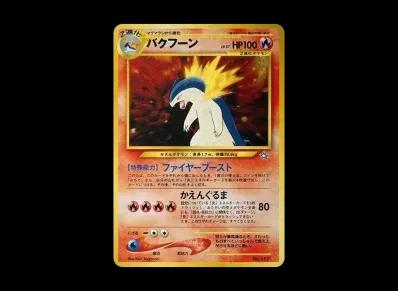 火暴兽 旧裏（宝可梦卡牌★neo「プレミアムファイル」）